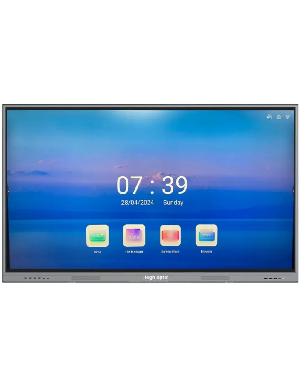Écran Interactif TACTEASY 86" Android 13 - 3840 × 2160 - 20 points de contact