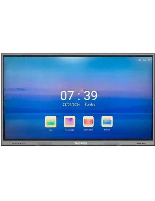 Écran Interactif TACTEASY 86" Android 13 - 3840 × 2160 - 20 points de contact