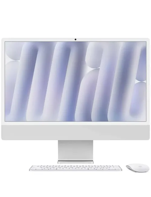 Apple iMac 24" Retina 4.5K – M4 Chip (8-core CPU – 8-core GPU – 16GB RAM – 256GB SSD – Silver)