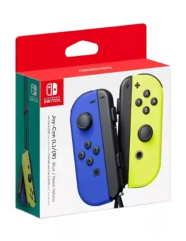 Manettes Nintendo Joy-Con™ Bleu/Jaune Néon (L/R) pour Switch