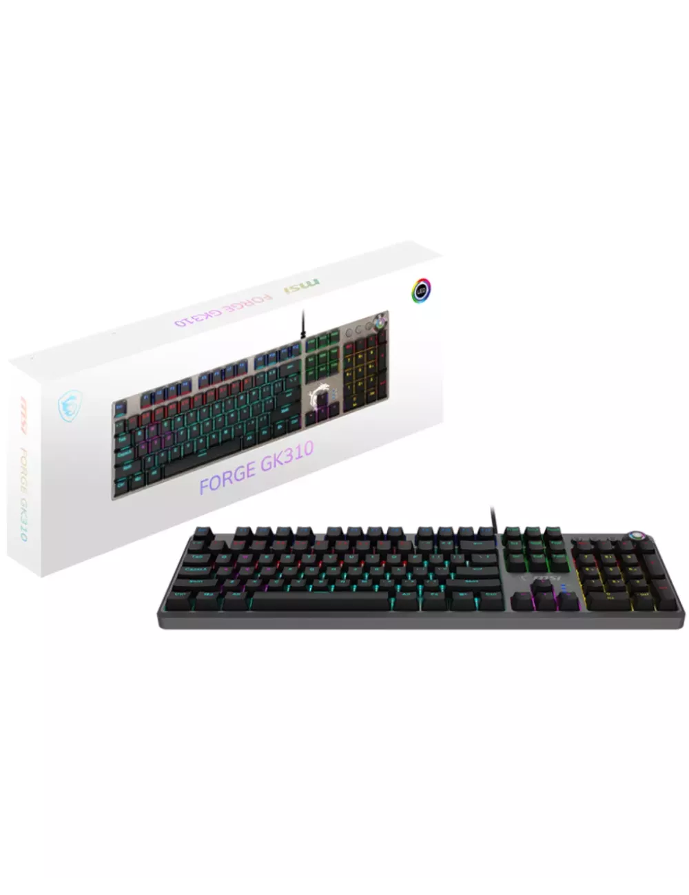 MSI FORGE GK310 RED Mechanical Keyboard