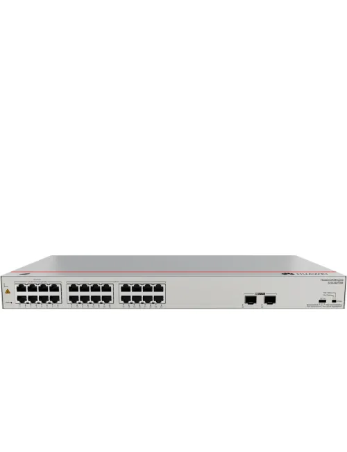 سويتش HUAWEI S110-24LP2SR – ‏24 منفذ جيجابت – ‏2 منفذ SFP – ‏PoE+ – طاقة AC – المرجع 98012198