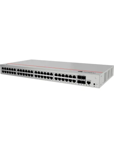 Switch Huawei S310-48P4X – 48 ports Gigabit PoE+ – 4 ports 10GE SFP+ – Alimentation AC intégrée – Réf. 98012385