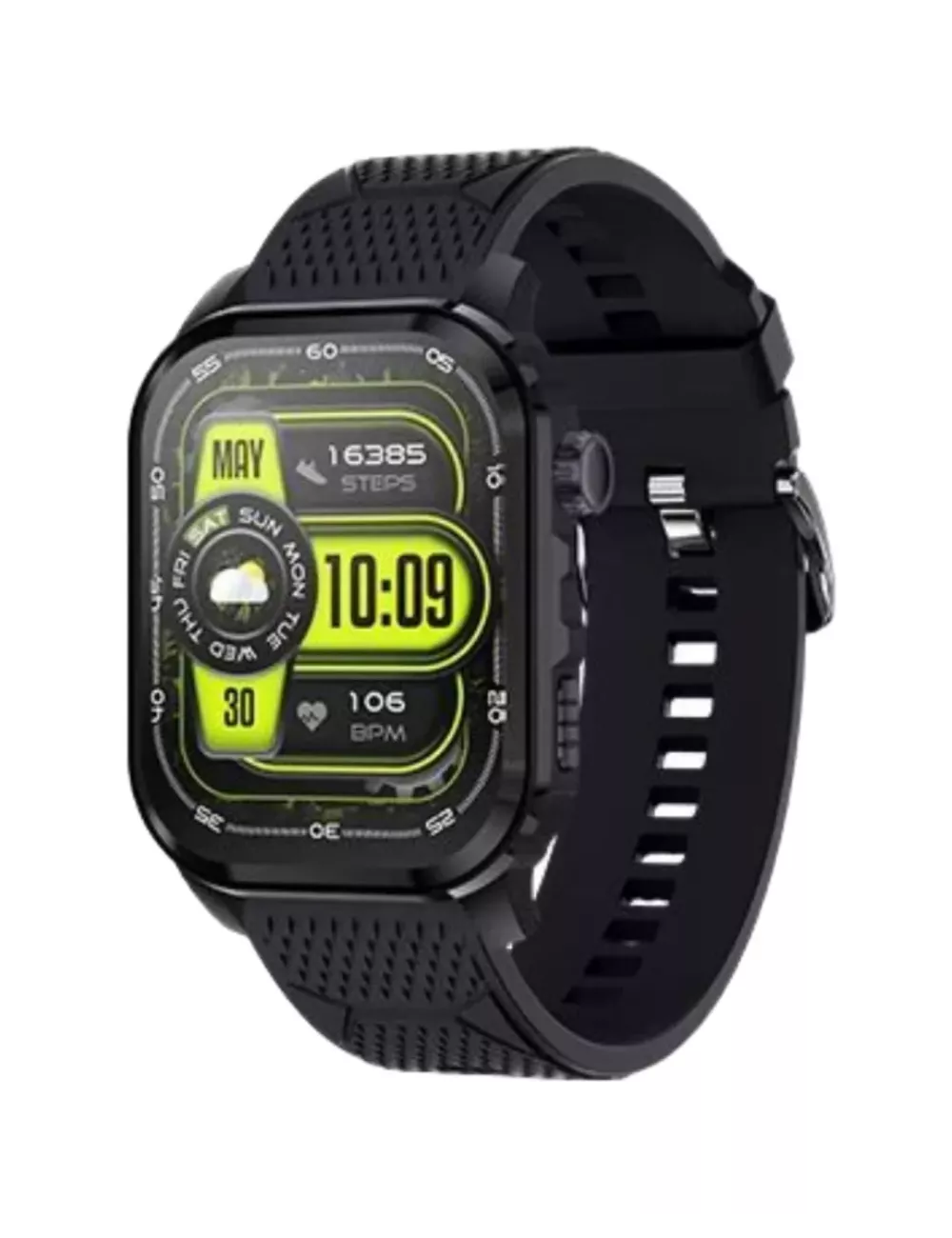 Itel Smart Watch 021 Black - 1.83" Display