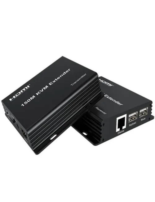 موسع HDMI KVM لمسافة 150 متر – تحكم عن بُعد