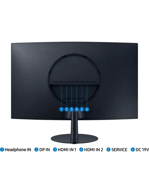 شاشة سامسونج S 27″ منحنية – سلسلة 3، رقم LS27C390EAUXEN