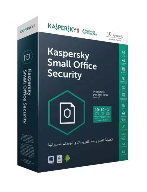كاسبرسكي سمول أوفيس سيكيوريتي 7.0 – ٢ خوادم + ٢٠ جهاز عمل