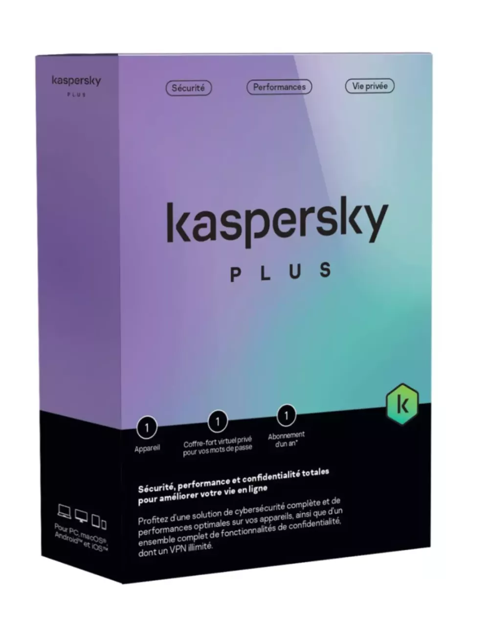 Kaspersky Plus 1 Device 1 Year – Secure Antivirus