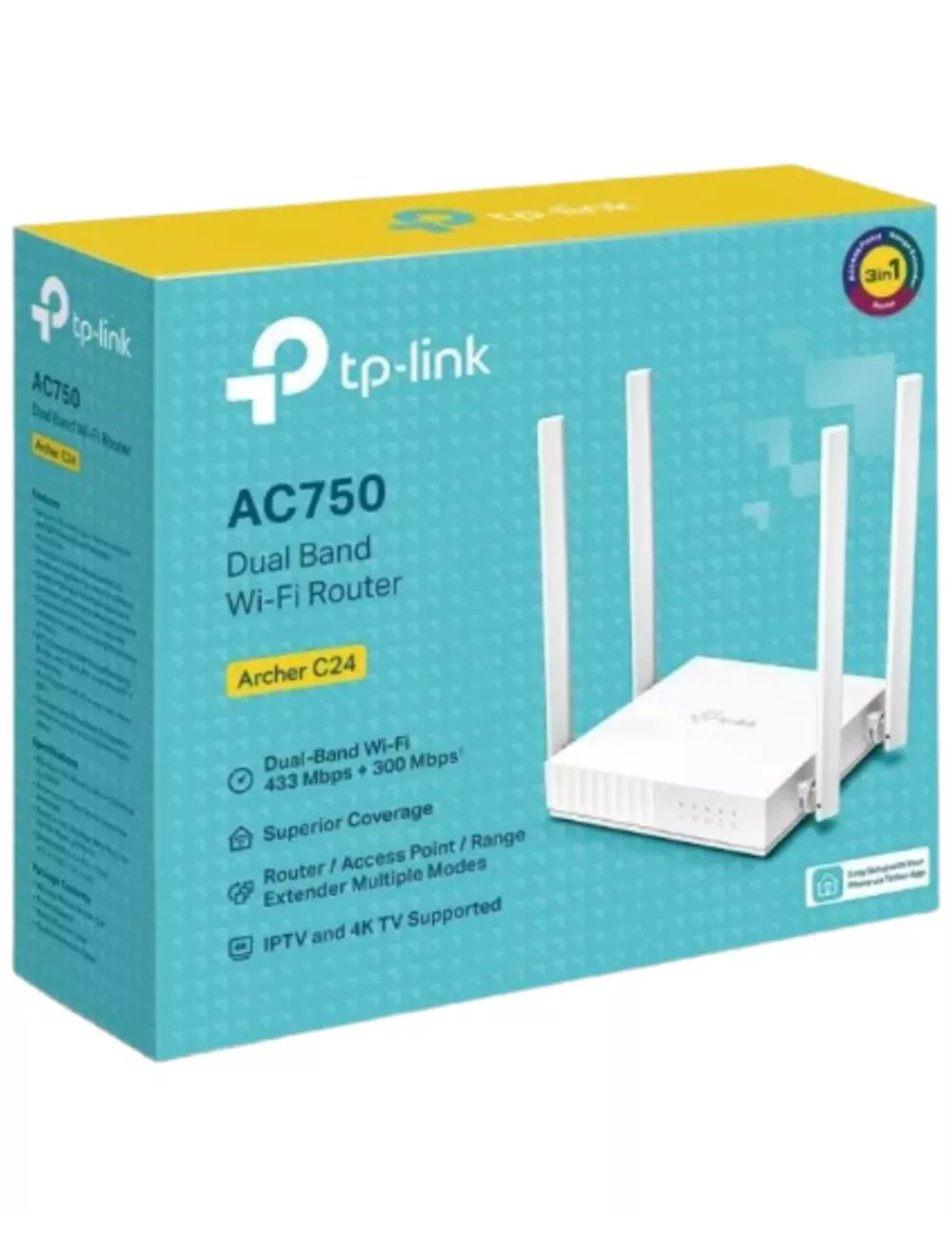 TP-Link Archer C24 – AC750 Dual-Band Wi-Fi Access Point – Repeater