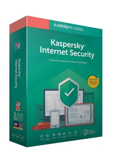 Logiciel Antivirus Kaspersky Internet Security – 1 Appareil – 1 An – Réf. KL19398BAFS-20FFPMAG