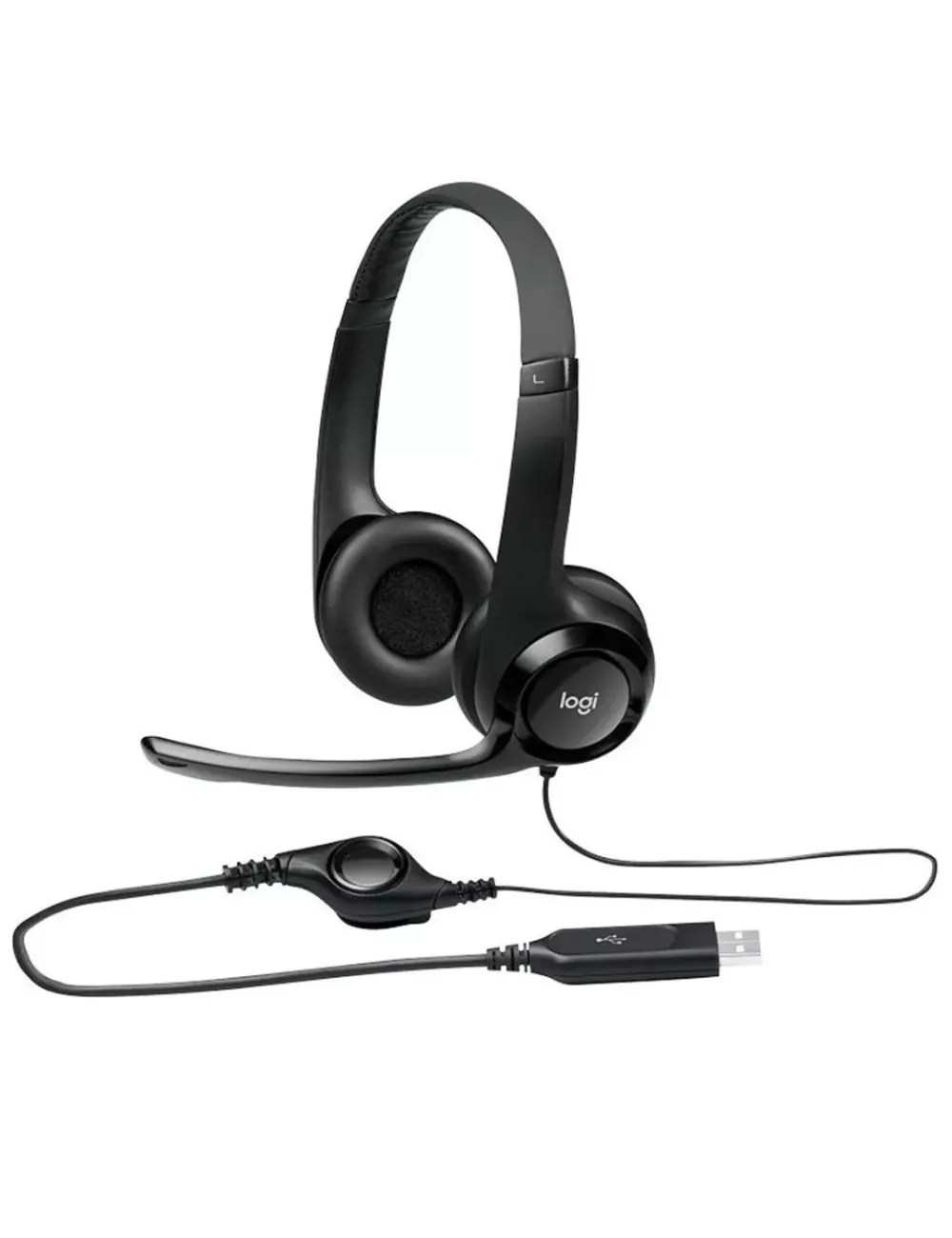 Logitech H390 USB headset with noise‑canceling mic