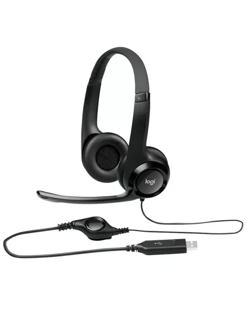 Logitech H390 USB headset with noise-canceling mic