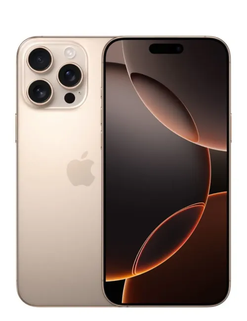Apple iPhone 16 Pro – 256 جيجا – 8 جيجا رام تيتانيوم الصحراء