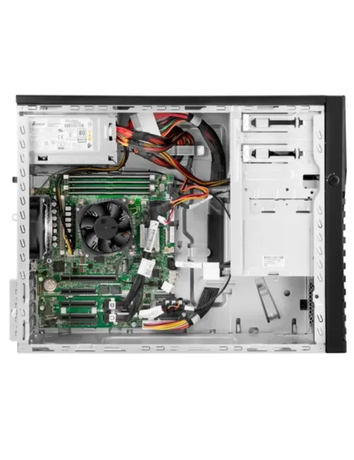 HPE ML30G11 8SFF Server–Intel Xeon E-2436 2.9GHz 6-core–16 GB RAM–SATA RAID VROC–4 × 1GbE BCM5719–800W PSU–Ref. P65096-421