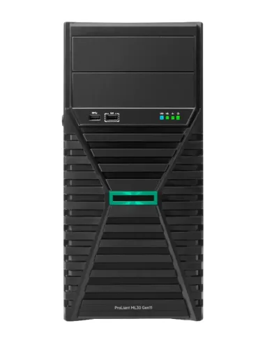 Serveur HPE ML30G11 TWR–Intel Xeon E-2434 4c 3,4GHz–16 Go RAM–RAID logiciel–12 mois–Réf. P65397-421