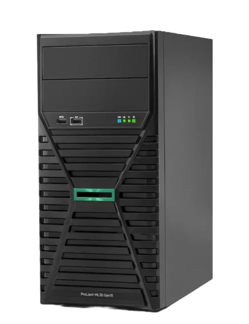 Serveur HPE ML30G11 TWR–Intel Xeon E-2434 4c 3,4GHz–16 Go RAM–RAID logiciel–12 mois–Réf. P65397-421