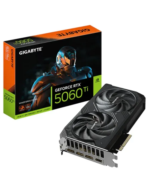 Carte Graphique Gigabyte GeForce RTX 5060 Ti WINDFORCE OC 8G – Réf. 4719331356057