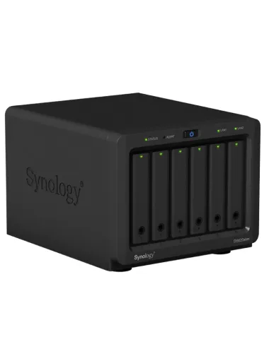 Serveur Synology DS620slim TWR – Intel J3355 2 cœurs 2,0 GHz – 2 Go RAM – RAID Software – Réf. DS620slim