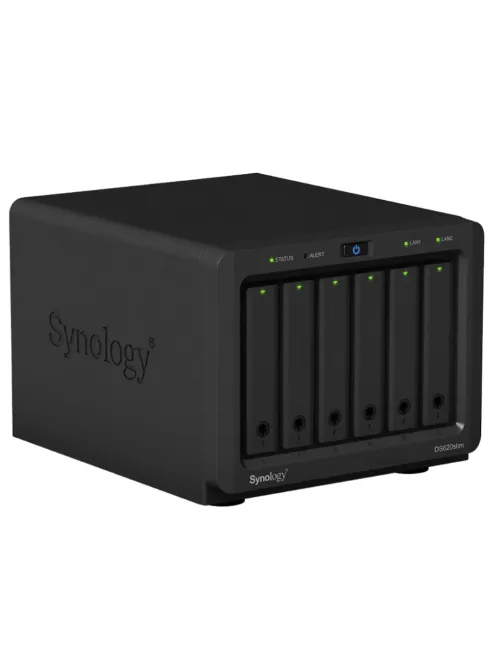 Serveur Synology DS620slim TWR – Intel J3355 2 cœurs 2,0 GHz – 2 Go RAM – RAID Software – Réf. DS620slim