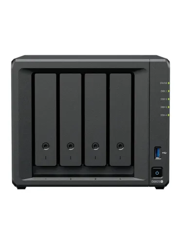 Synology DS925+ TWR Server – AMD V15000B 4-core 2.2 GHz – 4 GB RAM – RAID Software – Ref. DS925+
