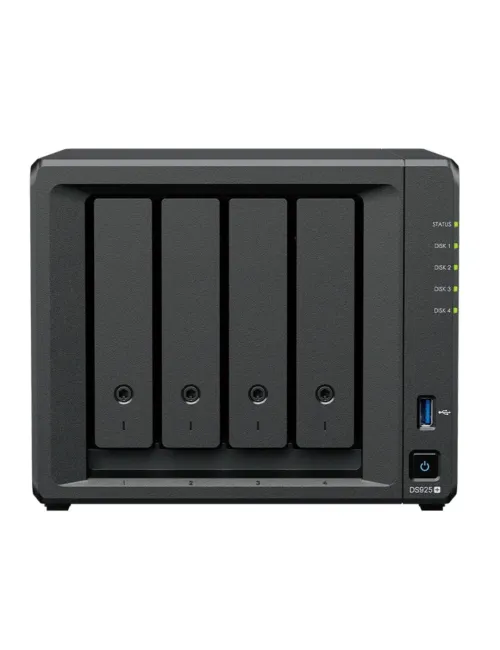 Synology DS925+ TWR Server – AMD V15000B 4-core 2.2 GHz – 4 GB RAM – RAID Software – Ref. DS925+