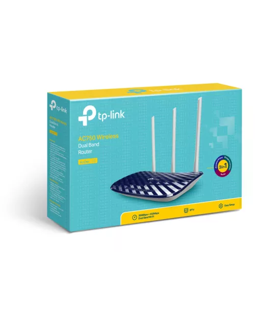 TP-Link Archer C20 AC750 Dual-Band WiFi Router – 300 Mbps