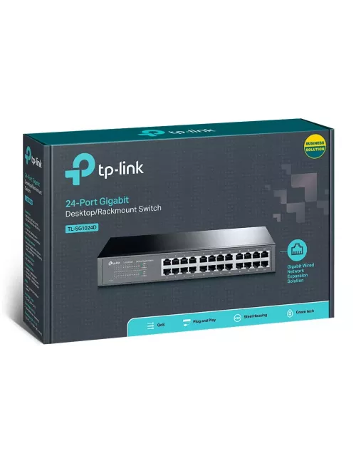 Switch de bureau TP-Link 24 ports Gigabit (TL-SG1024D)