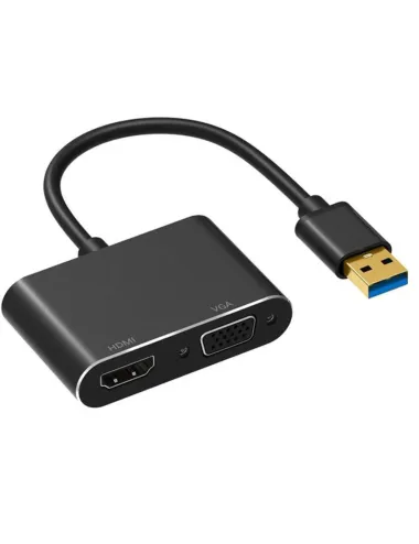 محول HDMI إلى HDMI + VGA