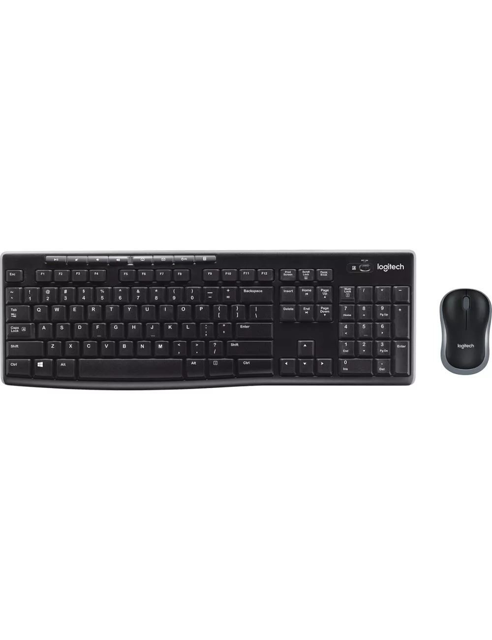 لوحة مفاتيح وفأرة لاسلكية لوجيتك MK270